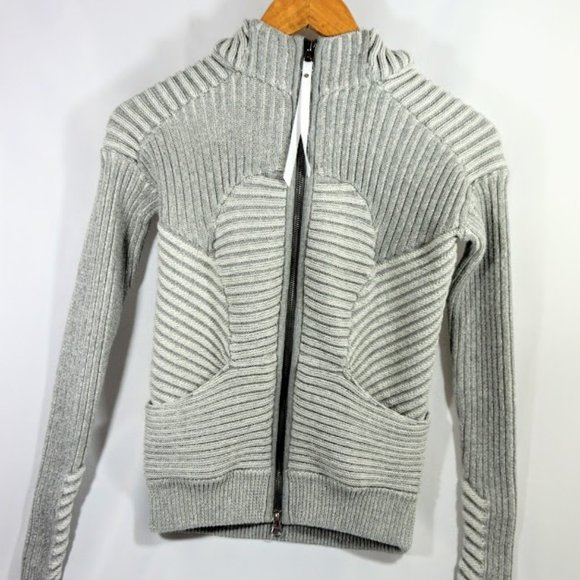 lululemon athletica Tops - Lululemon Zip Up Embrace Ribbed Hoodie 4 EUC